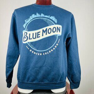 Blue Moon Beer Denver Colorado Large Sweatshirt Long Sleeve Shirt